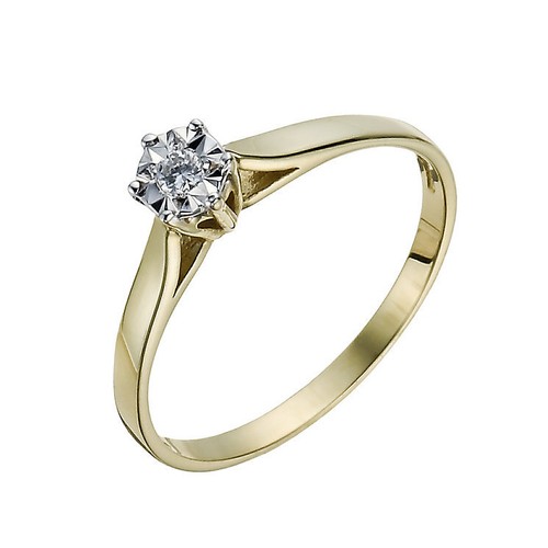 14carat yellow gold diamond - yellow,