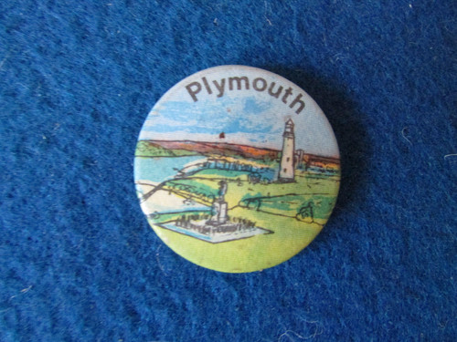 Plymouth button badge - plymouth,