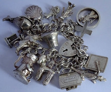 Vintage heavy solid silver