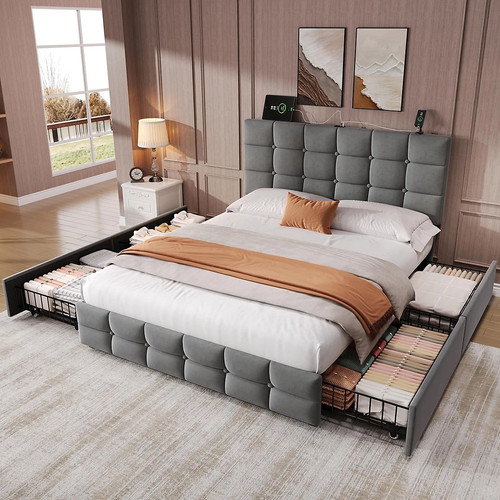 Double bed frame sale 4ft6 - bed,