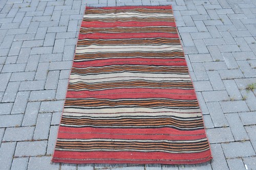 Turkish vintage rug 2x5 6 - turkish,