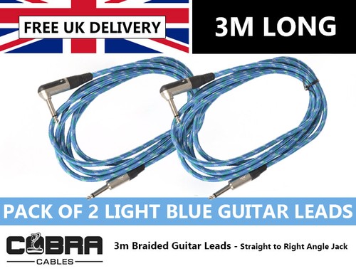 Guitar lead light blue - lead,