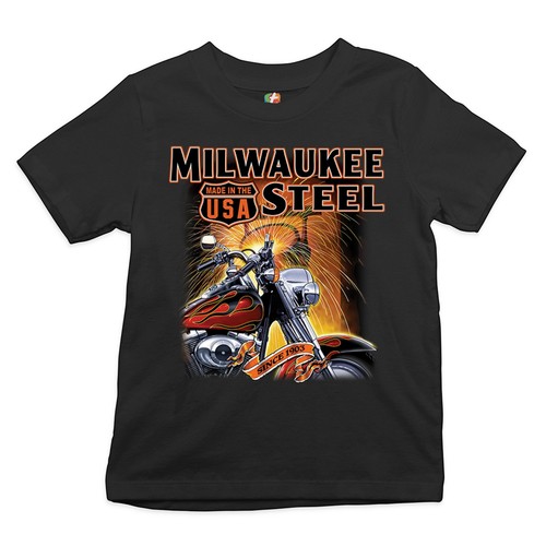 Milwaukee steel youth shirt - youth, t-shirt
