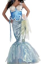 Forum Novelties Women's Halloween Metallic Blue Mermaid Costume Size Medium