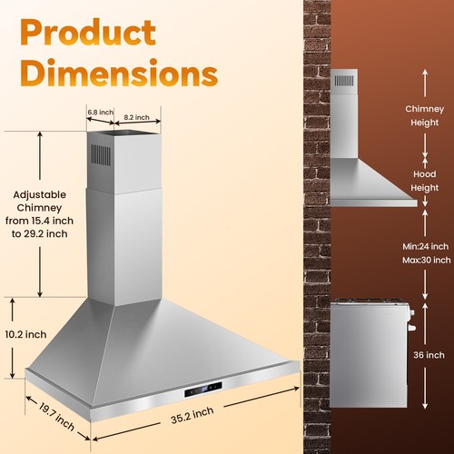 Inch kitchen wall - wall, mount