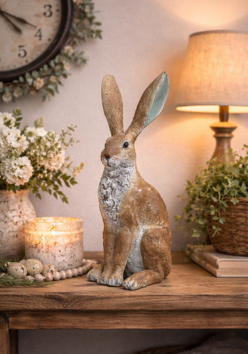 Rustic brown white sitting - rustic, &