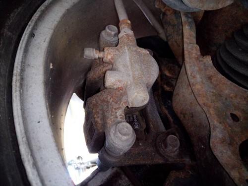 Rear left brake caliper - left, /