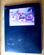 NOTEBOOK containing INFO & PHOTOS of 1930 JAMES Mk.VIIIC 147cc MOTORBIKE FH 7752