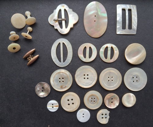 Vintage lot mother pearl - of,