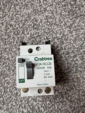Crabtree 63A 30mA RCCB RCD
