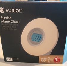 Auriol Sunrise Alarm Clock by Lidl Natural Light Alarm Clock