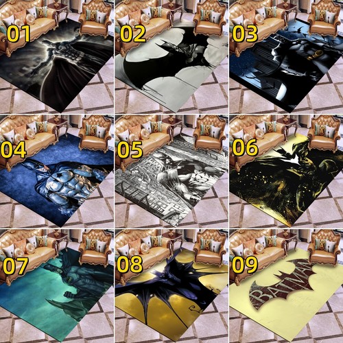 Batman rug area kid bedroom - area,