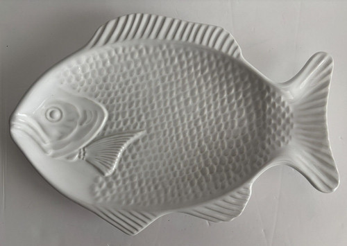 Honiton ceramic fish plate - honiton,