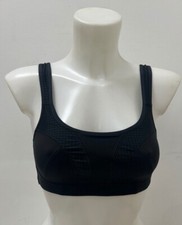 New Ex M&S Black  Extra High Impact Multiway Sports Bra UK 32 - 42 A-H