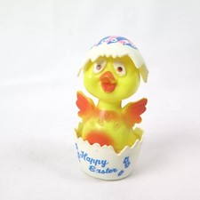 Vintage Plastic Chicken in Egg