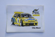 Renault Clio Maxi Works Rally Car Sticker, RAC Rally 1995, Mint Condition