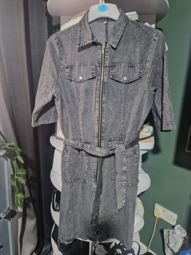 Denim stretch dress - denim,