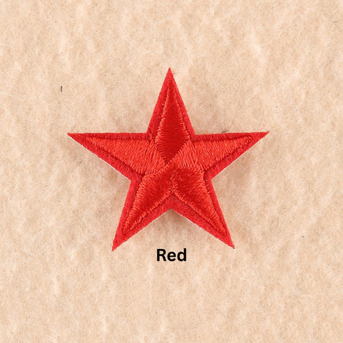 Star iron on patches - star,