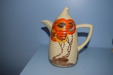 A rare Clarice Cliff Lynton Coffee pot "Rhodanthe" 1934