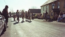 Photo 6x4 The Plash Llanfallteg Carreg-las Morris Dancers performing in t c2007