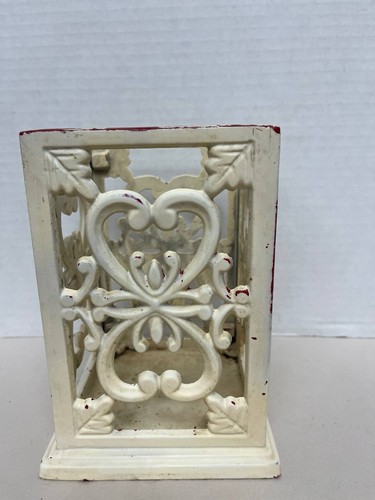 Vintage cast iron candle - vintage,