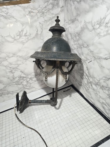 Large copper wall lantern - wall,