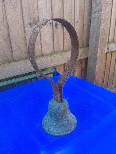 Antique brass bell - antique,