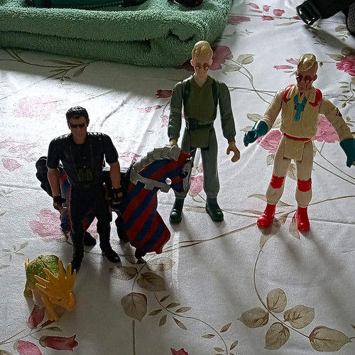 Action figure lot with - action, horse
