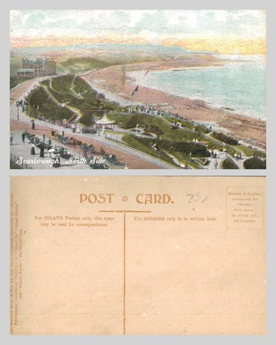 Vintage postcard scarborough - vintage,