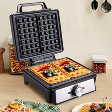 4 Slice Belgian Waffle Maker