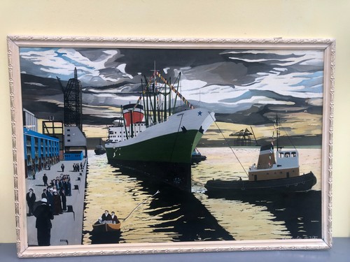 Original large oil - original,