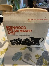 KENWOOD CREAM MAKER A727 USE