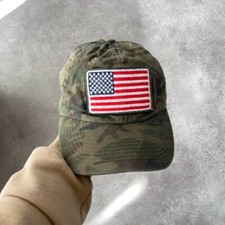 US Army Baseball Hat Mens Camo Military Adjustable Cap Strapback Green
