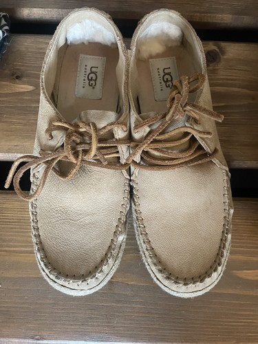 Ugg brown suede lace - brown,