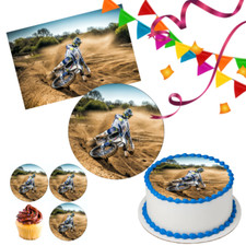 Motocross bike cake - motocross, topper