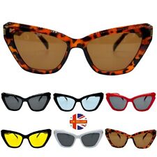 Women's Cat Eye Sunglasses Vintage Retro Luxury Fashion Designer Brand UV400 UK