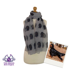 GORDON SETTER SCARF LADIES