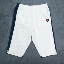 Vintage Nike Y2K Men Shorts Polyester Football Regular Gym Running 2XL, White