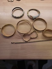 Job Lot Gold Tone Costume  Jewellery  Braclets