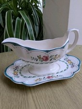 Spode Avondale gravy boat set