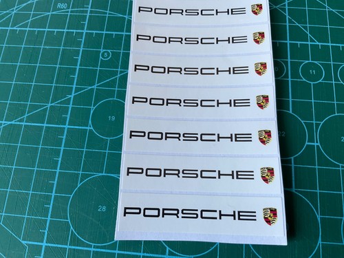 Porsche decals with - , badge