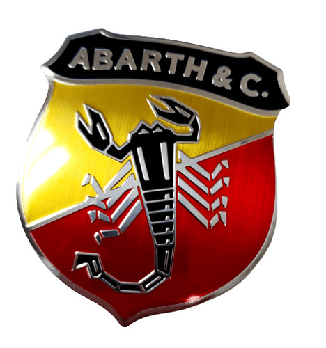 Genuine abarth front badge - badge,