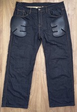 Roadskin Motorcycle Jeans Made In England DuPont Kevlar Armour Hips Motorbike 