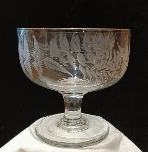 Irish 19th century glass bowl - 19th,