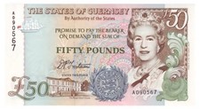 RARE BANKNOTE: Guernsey £50