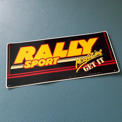 Rally sport magazine - rally, sticker