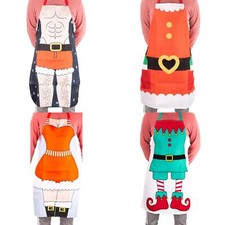 Christmas Kitchen Apron Santa