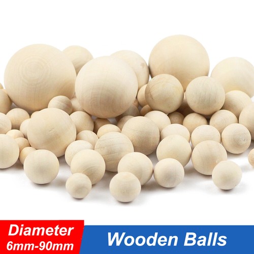 Wooden balls natural craft - balls,