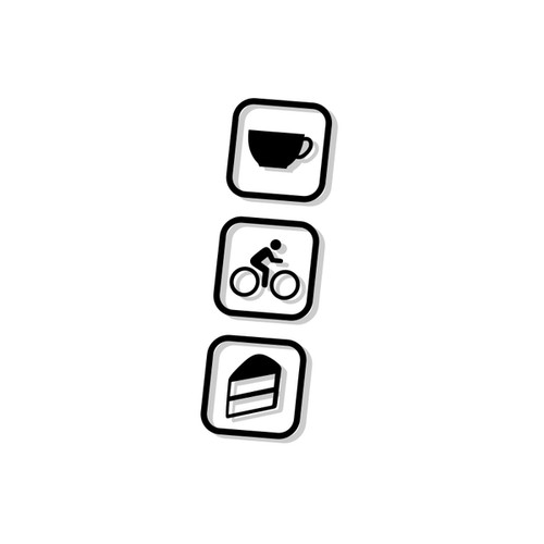 Coffee cycle cake - cycle,,