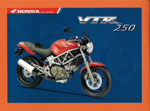 Honda vtr250 motorcycle - honda,